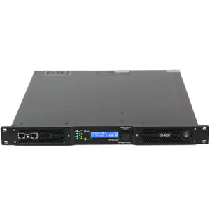 High-power 4-channel digital amplifier with 6500W capacity in 1U chassis
