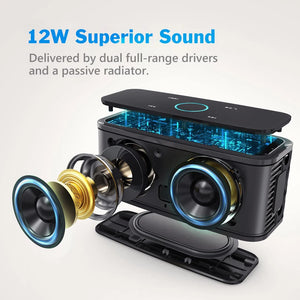 Bluetooth Speaker SoundBox with Touch Control, 12W High-Definition Audio, IPX5 Water-Resistant Design  Audiopatron 45.99 EUR Audiopatron